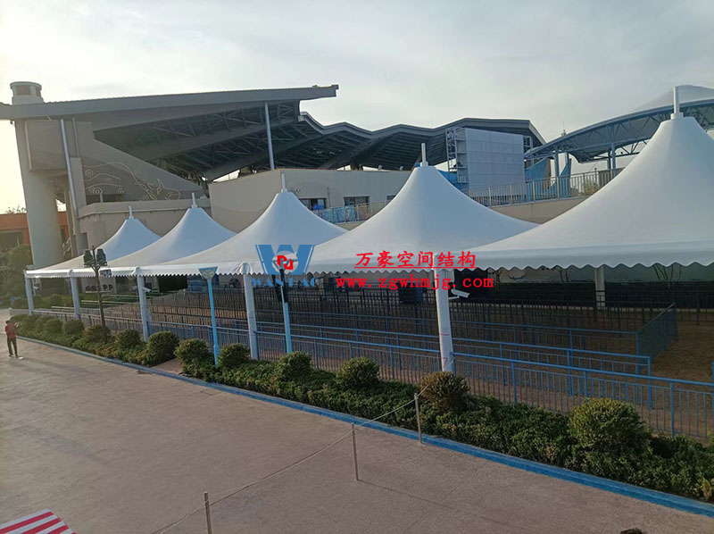 上海海昌海洋公園鋼膜結構工程